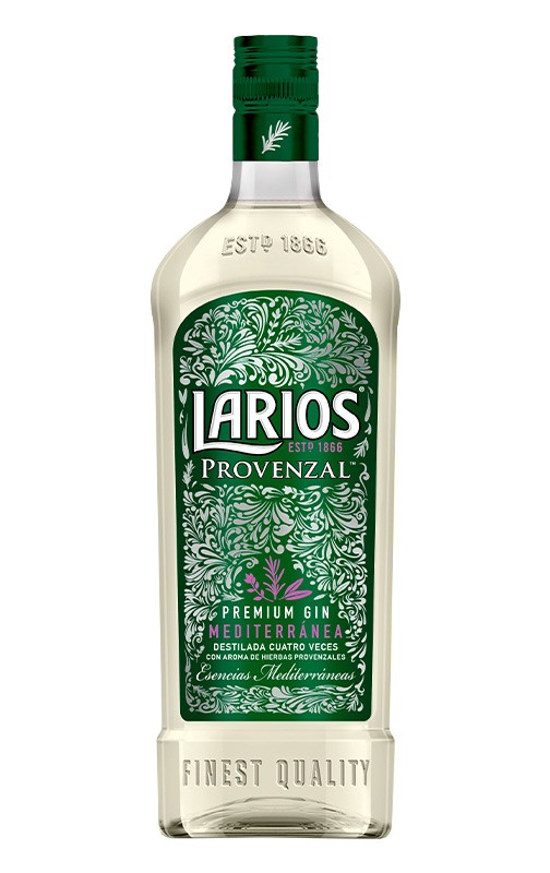 Ginebra Premium Larios Provenzal 4 Destilaciones 70 cl.