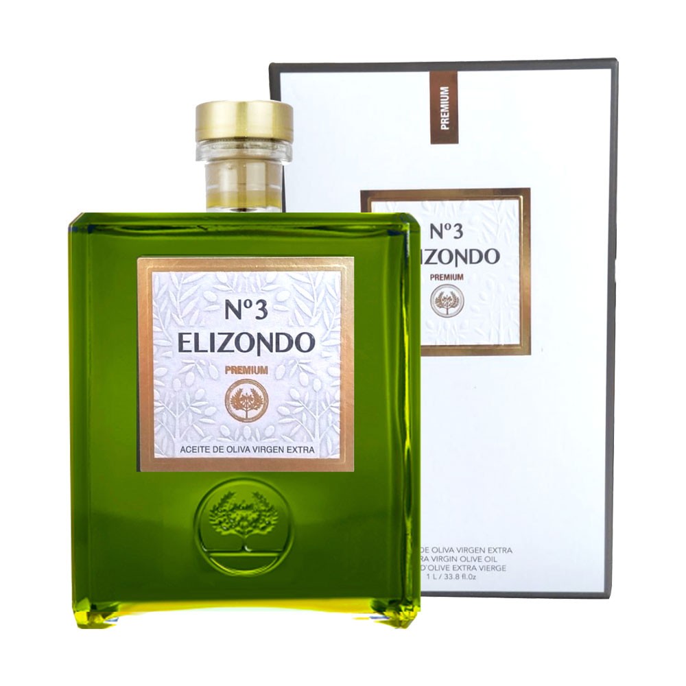 Elizondo Nº3 Aceite de Oliva Virgen Extra Picual (Picual, 1L con estuche) Nueva Cosecha 2024 / 2025
