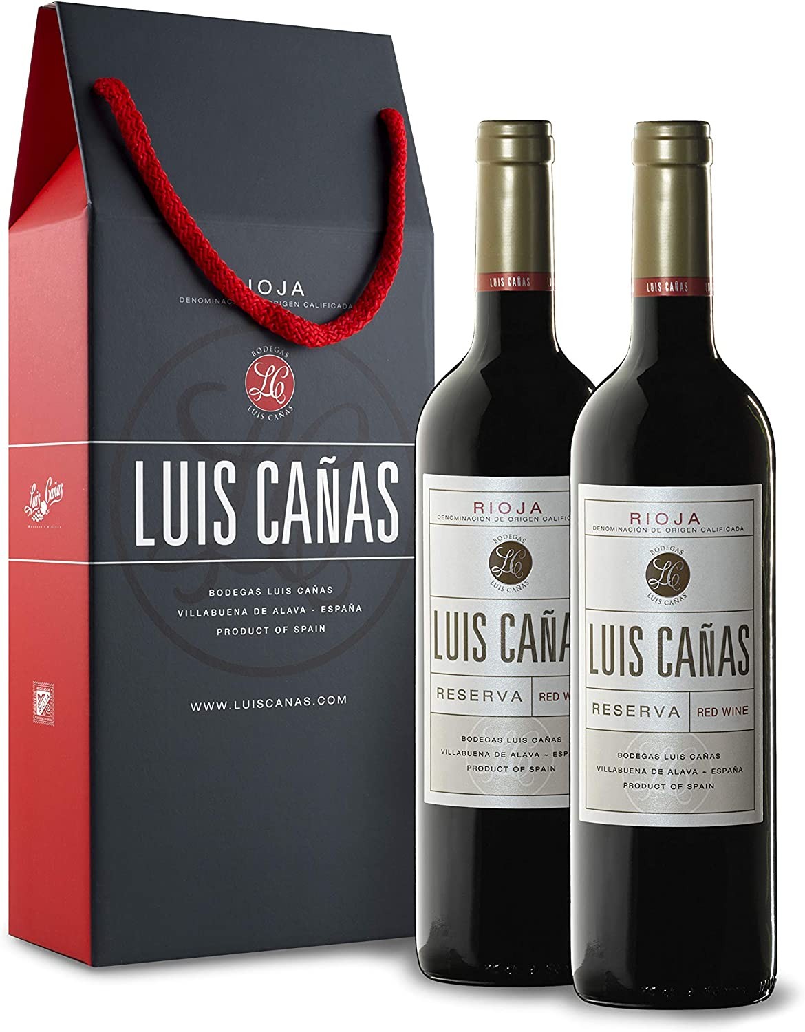 Luis Cañas Reserva Vino Tinto Estuche 2 Botellas - 750 ml