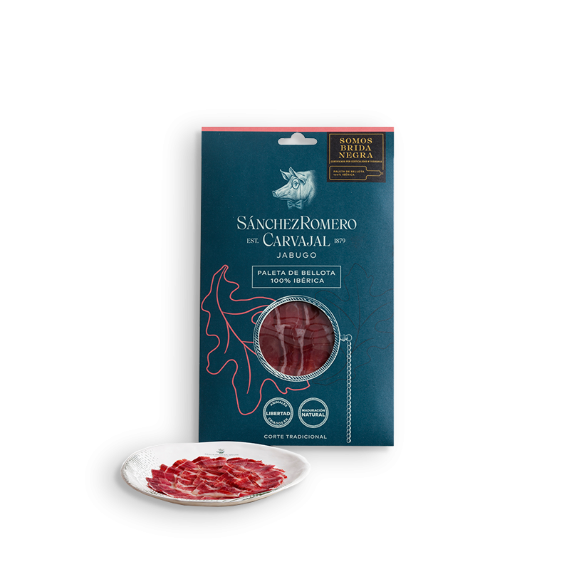 Paleta de Bellota Sánchez Romero Carvajal Loncheado 100% Ibérico 70gr