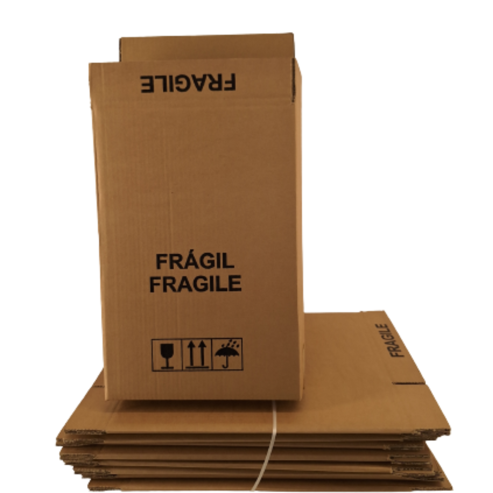 Pack de 6 Cajas de Cartón Reforzada para 6 Botellas de Vino