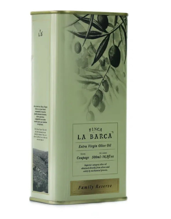Aceite Coupage Reserva Familiar Finca la Barca Lata 500 ml