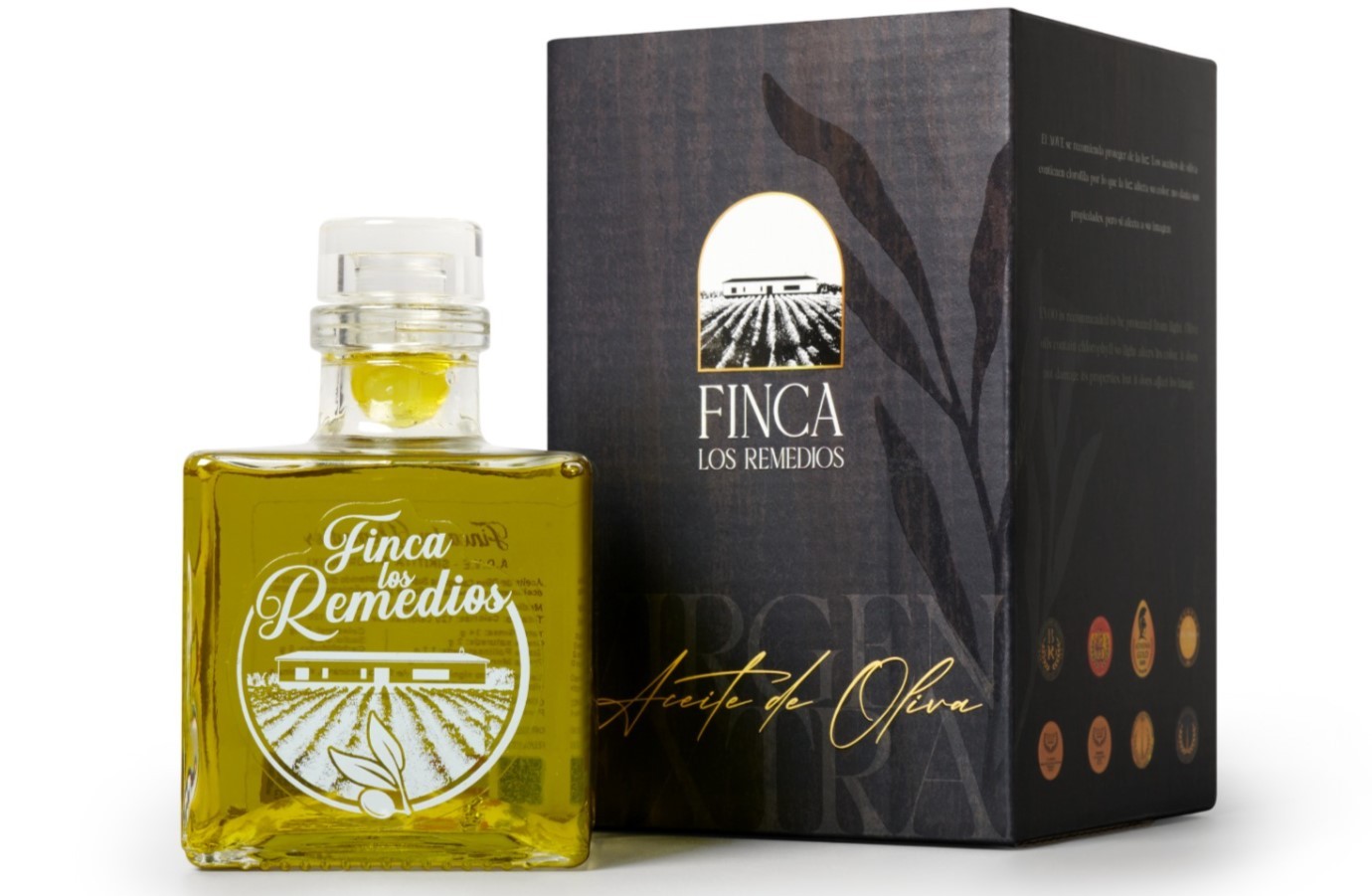 Aceite Finca Los Remedios Sikitita y Koroneiki 500 ml Con Estuche
